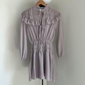 ASOS GOOD CONDITION LAVENDER DRESS WITH INSIDE SLIP